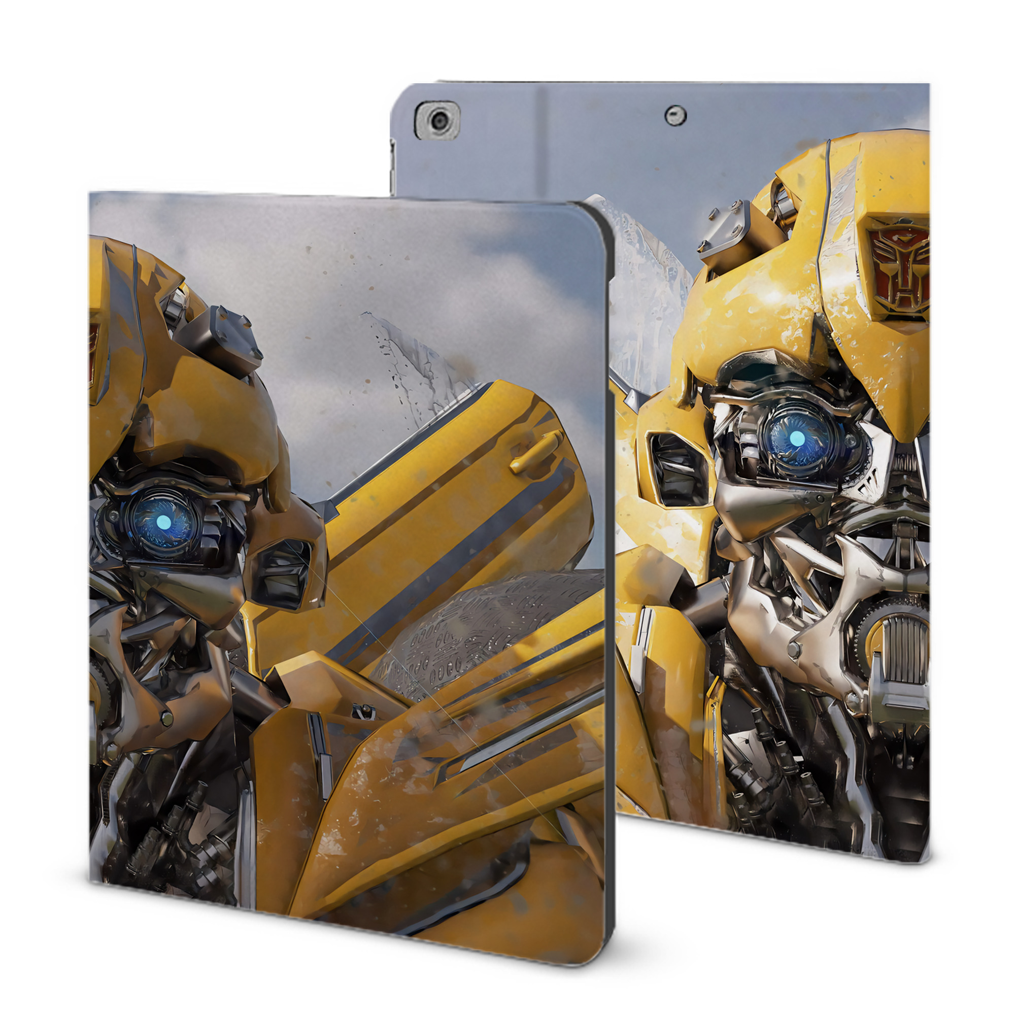 （画像用） Transformers トランスフォーマー IPad ケース ブック型 PUレザー TPU 耐衝撃 軽量 薄型 ペン収納なし 全面保護 IPad 各モデル対応